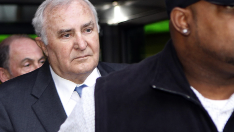 Bill Allen, the former chief executive of oilfield services firm VECO Corp., leaves a federal courtroom in Anchorage in 2009 after he was sentenced to three years in prison and a $750,000 fine for influencing a handful of Alaska lawmakers to pass legislation that benefited the state's oil industry.
