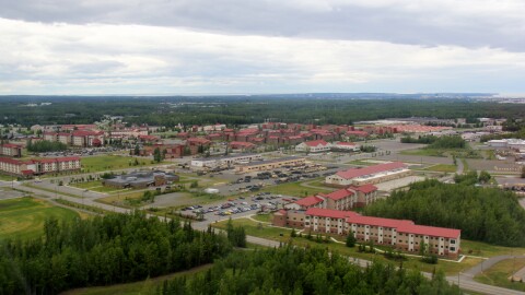 Army Barracks, Joint Base Elmendorf-Richardson (Emily Russell/Alaska Public Media)