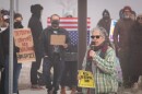TJ Young speaks during a protest against a rumored Immigration and Customs Enforcement detention center in Salt Lake City, Jan. 16, 2026