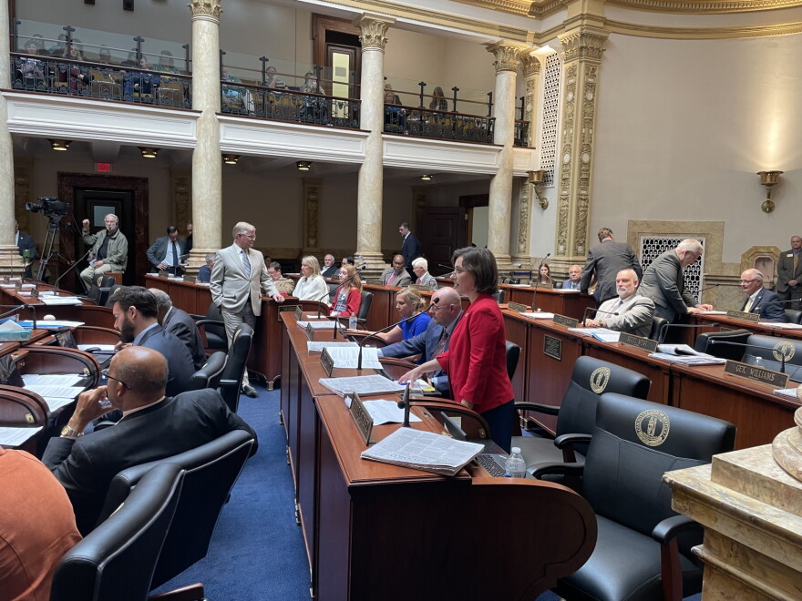 Smithfield GOP Senator Lindsey Tichenor Explaining SB 147 03-06-24