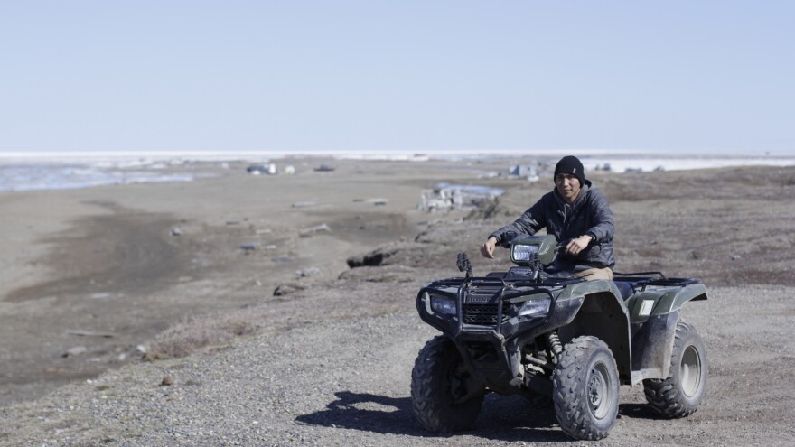 Nathan Gordon Jr., 24, patrols for polar bears in Kaktovik, and thinks oil exploration will bring new opportunities to the village.