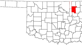 Rogers County is red