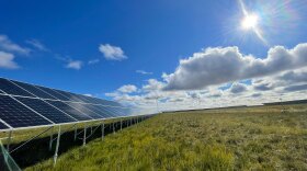 A solar array in Kotzebue.