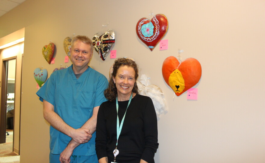 . Dr. Eric Muller and Dr. Kristin Linzmeyer -they're both cardiologists at Peace Health's Oregon Heart and Vascular Institute,