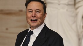 Elon Musk arrives before the 60th Presidential Inauguration in the Rotunda of the U.S. Capitol in Washington, Monday, Jan. 20, 2025.