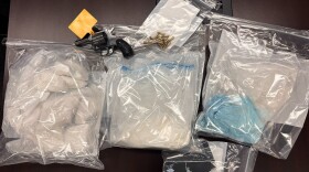 Drugs and a handgun confiscated by Evansville Police, May 20, 2026