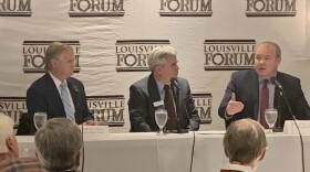 Senator Damon Thayer and Representative Jason Nemes discussed their legislative priorities at the Louisville Forum.