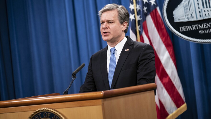 The covert effort to disrupt the 2020 election was publicly unmasked in October of last year when FBI Director Chris Wray and others held a news conference to say the authorities were aware of the Iranian actions. Now, two Iranians have been charged.