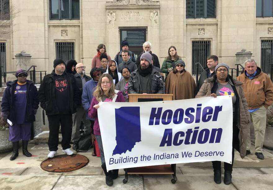Jesse Myerson, outreach director for Hoosier Action, says a new bill meant to combat drug dealers won't have a positive effect on the state's opioid crisis.