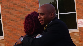 Arlington Principal Stan Law greets students on the first day of school for the 2017-18 school year. Next year he will lead Washington High School.