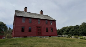 The house in Coventry, Connecticut where Nathan Hale was born in 1755.