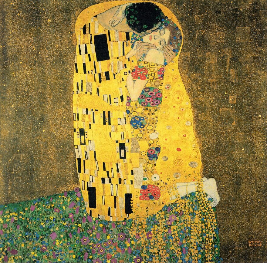 Gustav Klimt's "The Kiss"