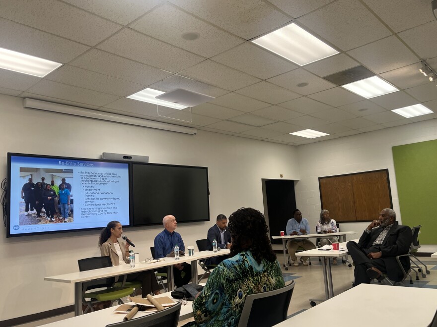 A forum in Charlotte aimed to inform community members about the challenges those who have been incarcerated face and efforts to support them in reintegrating into society.