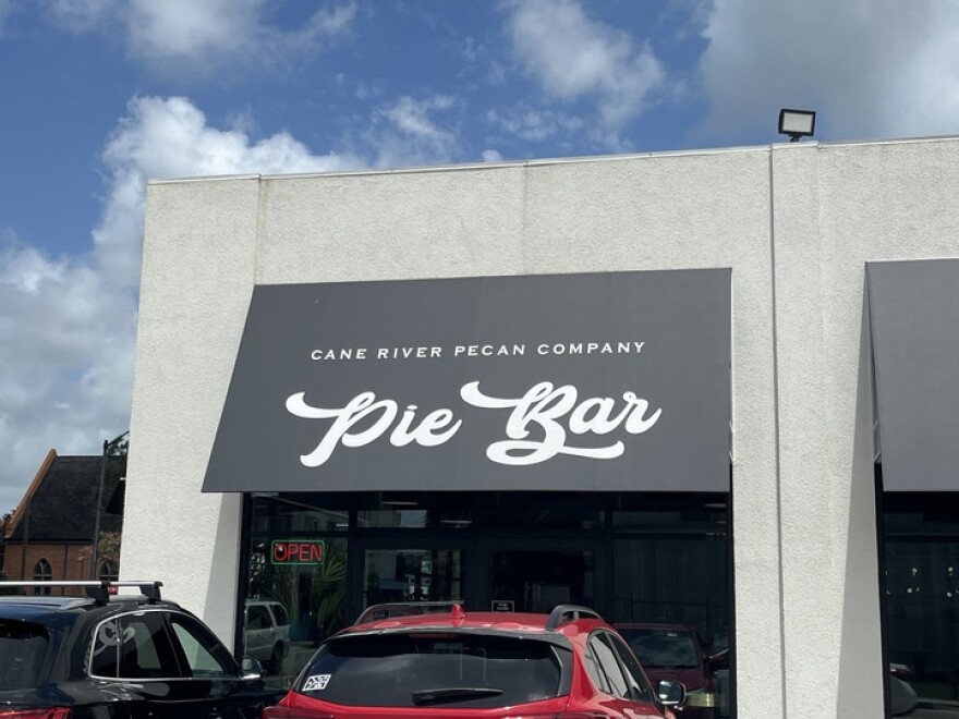 The Cane River Pecan Company's new pie bar sits in downtown New Iberia, Louisiana.