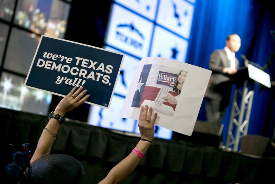 Texas Democratic Convention at the Alamodome on June 17, 2016.