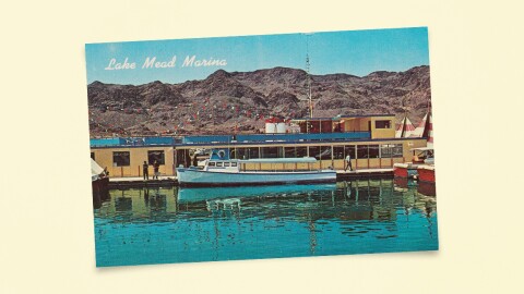 Old postcard from Lake Mead.