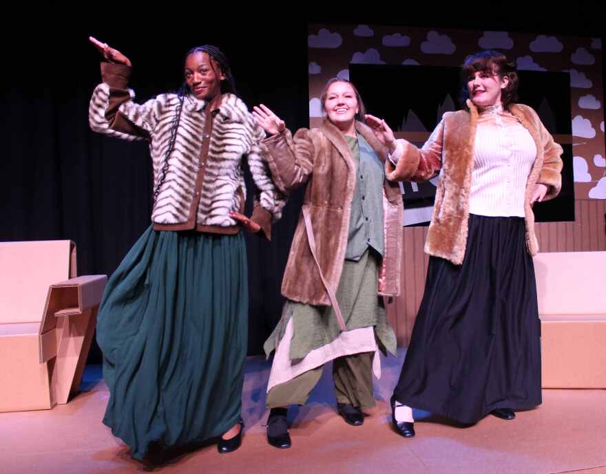 Scene from Act One of Thornton Wilder's 'The Skin of Our Teeth'