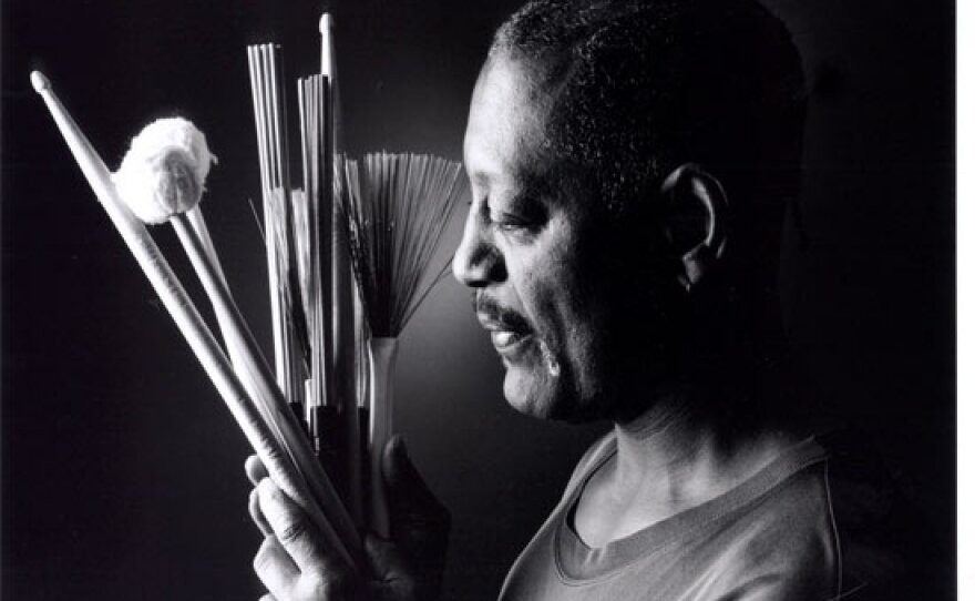 Composer and percussionist Victor Lewis