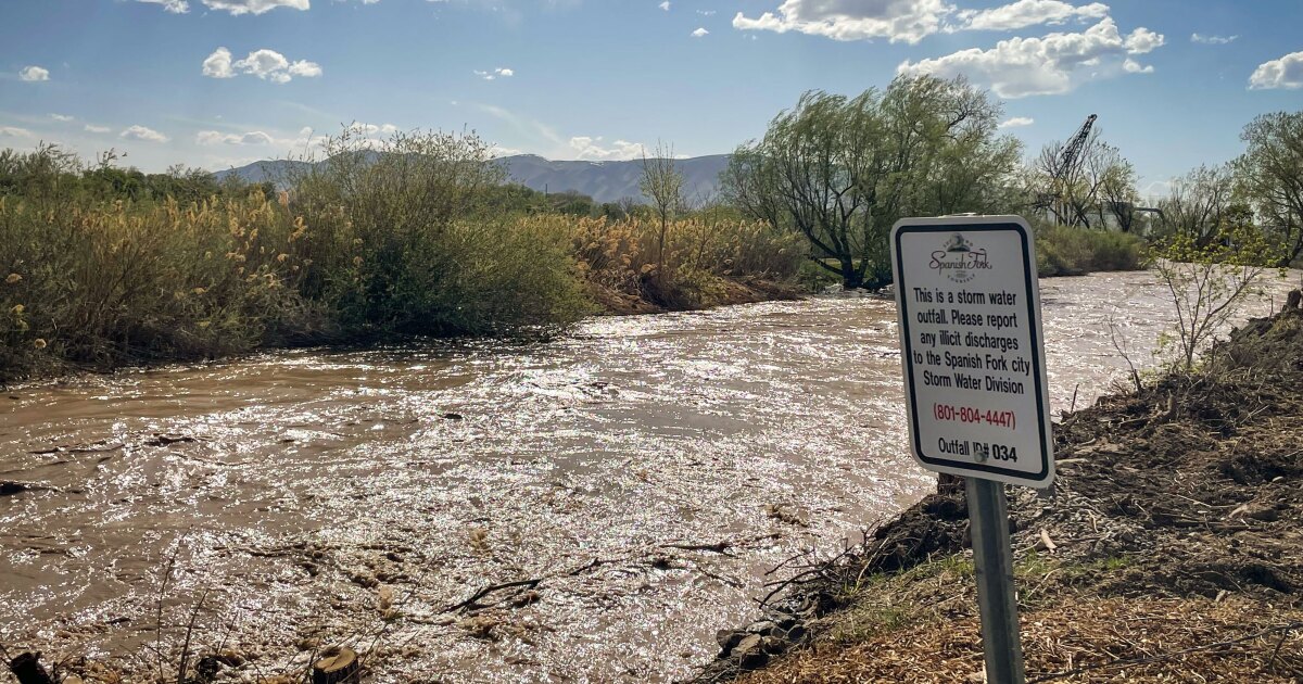 Past flooding has prepared Spanish Fork for this year’s big runoff KUER