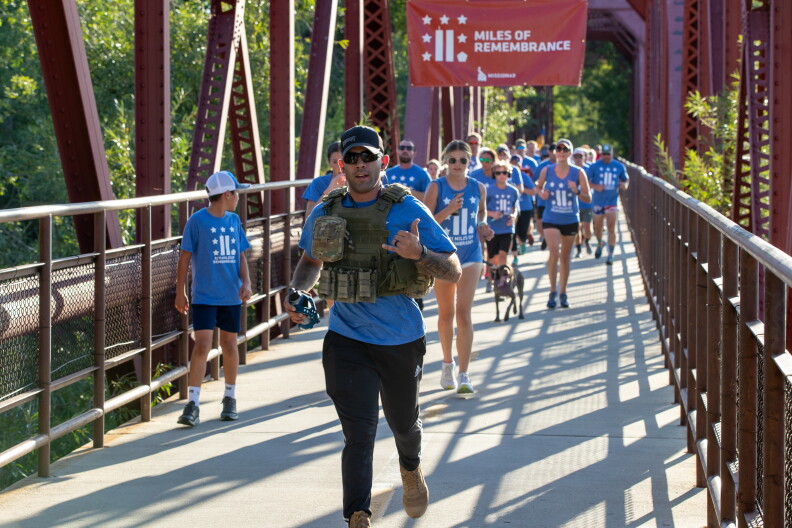 The 9/11 Miles of Remembrance Run event kicks off at 5:00 pm on September 11th.