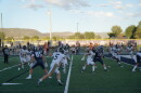 The Deer Creek Riverhawks in blue face the Wasatch Wasps in yellow Friday night.