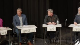 Washington Fifth District Congressional candidates Bernadine Bank, Michael Baumgartner, Jonathan Bingle and Carmela Conroy participated in a debate June 4 at Spokane's North Central High School.