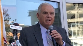Former U.S. Secretary of Transportation Ray LaHood speaks during a Sept. 11 memorial at the Peoria Riverfront Museum. 