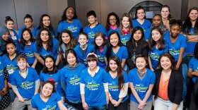 Participants in the girlsBEST program from Women's Foundation of Minnesota.