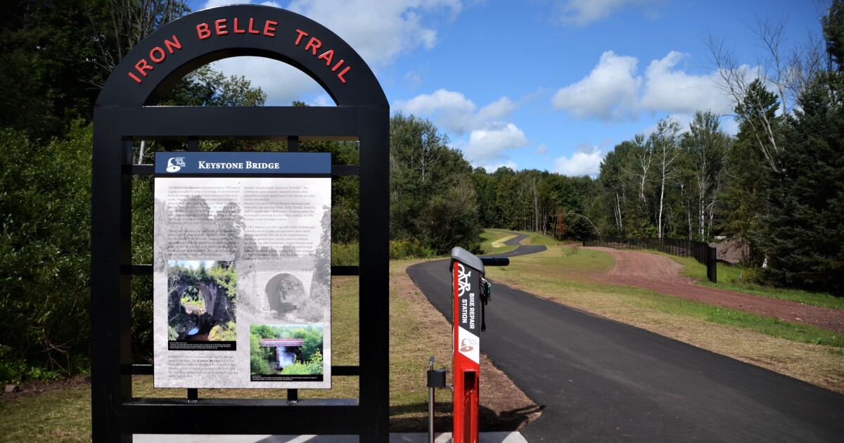 Another Section of the Iron Belle Trail Between Ironwood and Ramsay Now