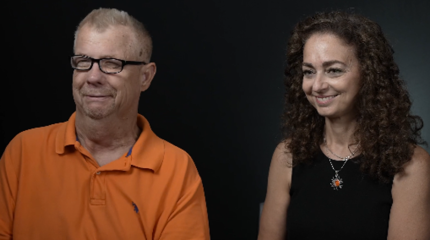 High school classmates Dan Becker and Laura Ottaviani-Chacon. Laura donated her kidney to Dan