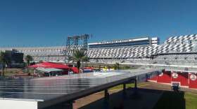 The Daytona International Speedway. Photo: Matthew Peddie, WMFE