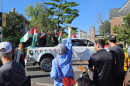 Mizzou Students for Justice in Palestine walk in their first MU Homecoming parade on September 27, 2025.