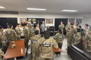 Indiana Gov. Mike Braun and First Lady Maureen Braun visit Indiana National Guard members stationed in Washington, D.C. on Feb. 18, 2026.Indiana Gov. Mike Braun and First Lady Maureen Braun visit Indiana National Guard members stationed in Washington, D.C. on Feb. 18, 2026.