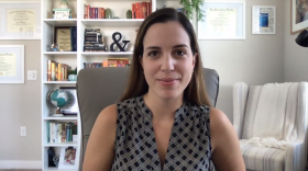Chabeli Carrazana covers women and the economy for The 19th. Image: zoom screenshot / WMFE