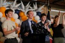 Democratic candidate Ben McAdams delivers his victory speech after securing the party’s nomination for Utah’s left-leaning 1st Congressional District on June 23, 2026.