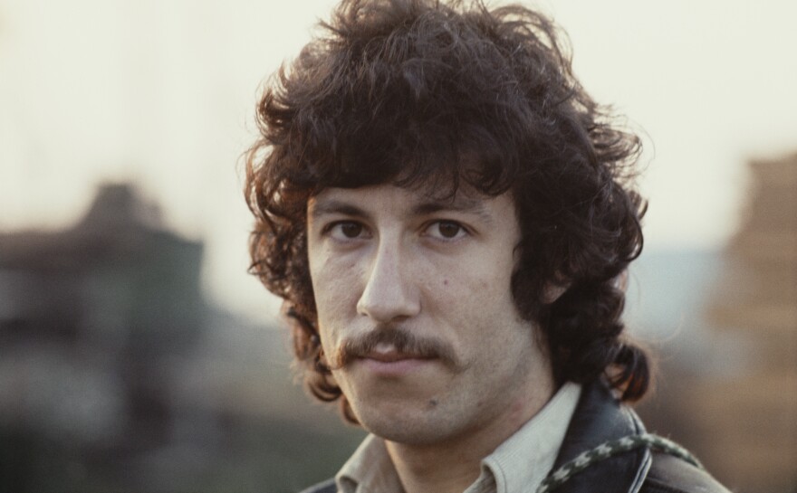 British musician Peter Green, guitarist and co-founder of rock band Fleetwood Mac, circa 1968. Green's family announced his death on Saturday.