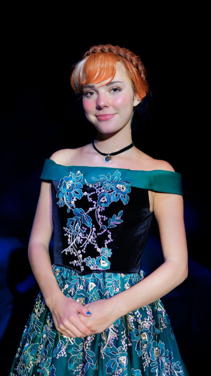 Shennan Nelson is Anna in 'Frozen the Broadway Musical' at Arts Bonita Actors Theatre.