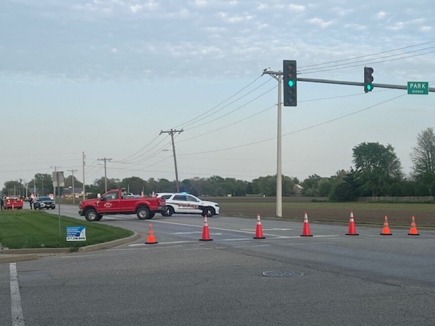 Police closed Walnut St. from Gordon Dr. to Park Ave. after the incident.