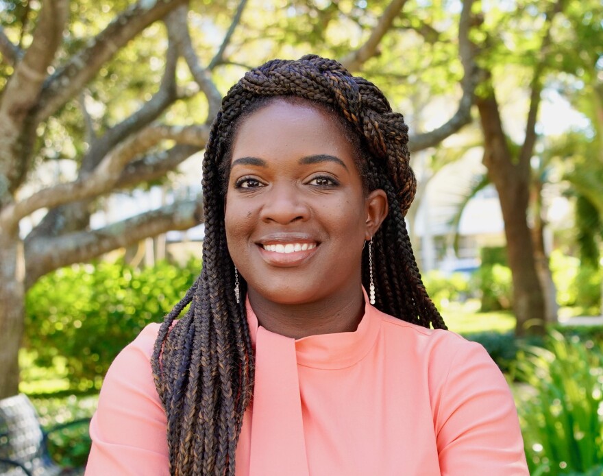 Christina Romelus, running for the District 4 Palm Beach County School Board seat.