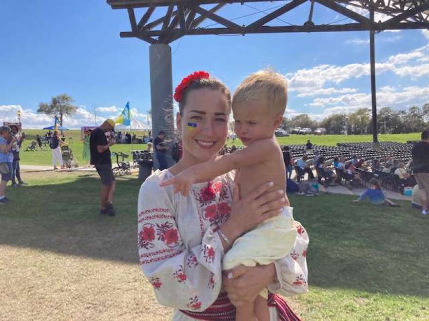 Photo: Veronika and her 1 1/2 year old son. Danielle Prieur