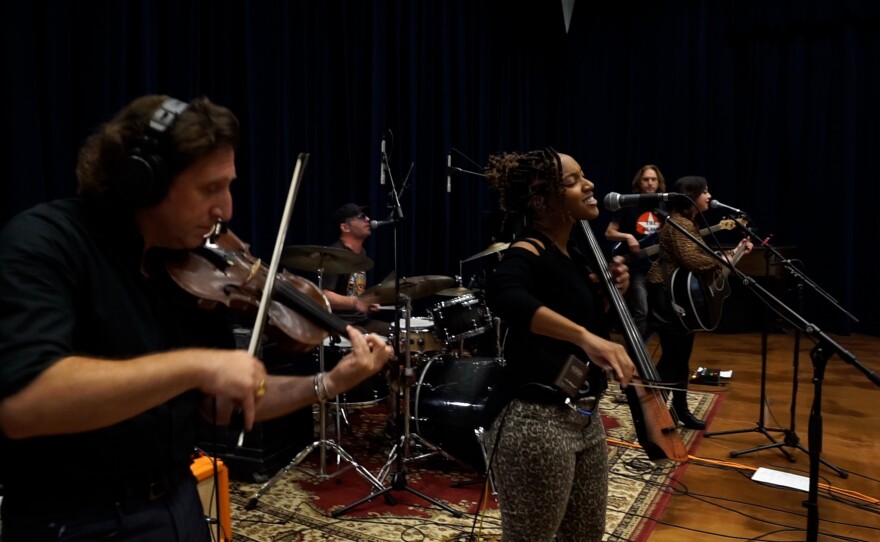 Classical Blast performing live in WNIJ's Studio A