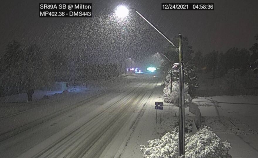 Snow in Flagstaff
