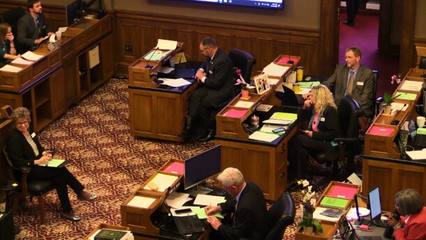 Member of the Senate, on the floor