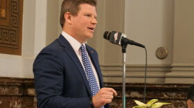 St. Louis Alderman Jack Coatar, D-7th Ward, speaks Dec. 14 during debate over legislation to pay for convention center renovations.
