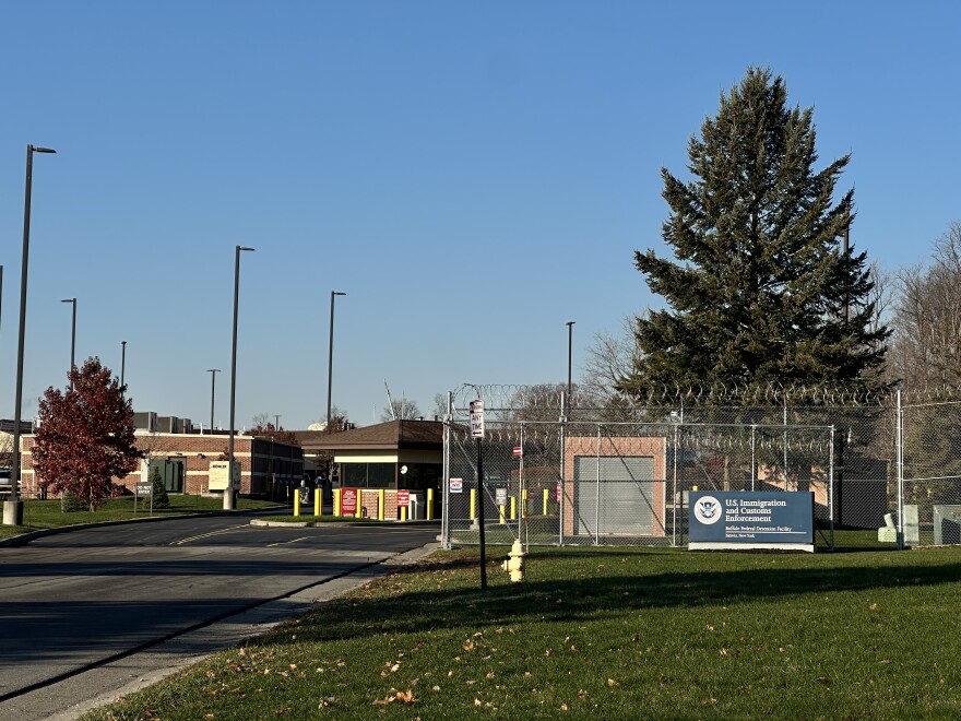 The US Customs and Immigration Enforcement Batavia Detention Center in Batavia, New York, in November 2025.