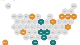 Map shows states where Census data was inacurate.