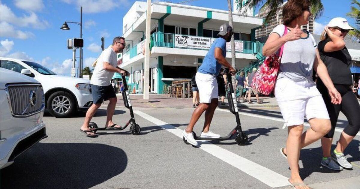 Electric Scooters Booted From Fort Lauderdale Beach For Summer WLRN
