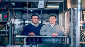 From left, Fee Brothers CEO Jon Spacher and Chief Operating Officer Benn Spacher.