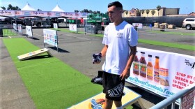 The Throw Down, which is called the world's largest cornhole tournamant, takes place August 21-23 at the Ventura County Fairgrounds.