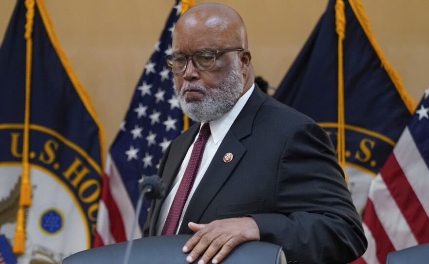 Chairman Rep. Bennie Thompson, D-Miss., to the hearing.